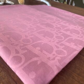 Dior Desen Pamuk Jakar Eşarp - Japon Kirazı - Organic ScarfsOrganic Scarfs