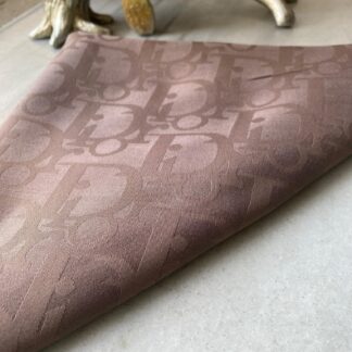 Dior Desen Pamuk Jakar Eşarp - Mocha - Organic ScarfsOrganic Scarfs