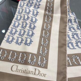 Dior Desen Twiil Eşarp - Camel - Organic ScarfsOrganic Scarfs