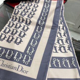 Dior Desen Twiil Eşarp - Füme - Organic ScarfsOrganic Scarfs