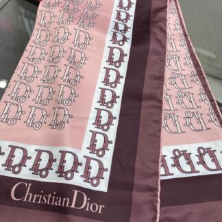 Dior Desen Twiil Eşarp - Gül Kurusu - Organic ScarfsOrganic Scarfs
