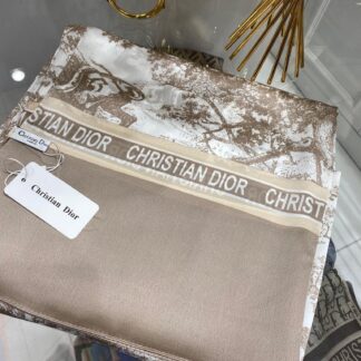 Dior İthal Vual İpek Şal - Bej - Organic ScarfsOrganic Scarfs