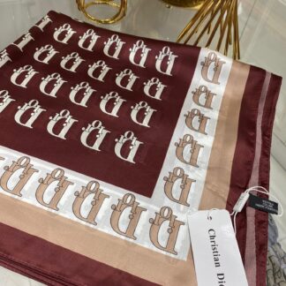 Dior İthal Vual İpek Şal - Bordo - Organic ScarfsOrganic Scarfs