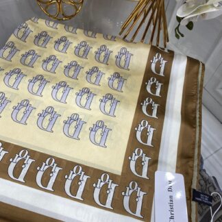 Dior İthal Vual İpek Şal - Caramel - Organic ScarfsOrganic Scarfs