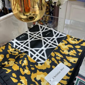 Dior İthal Vual İpek Şal - Siyah - Organic ScarfsOrganic Scarfs