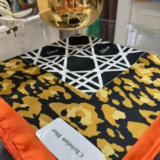 Dior İthal Vual İpek Şal - Turuncu - Organic ScarfsOrganic Scarfs