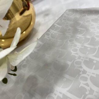 Dior Kırışmayan Jakar İpeksi Şal - Gümüş - Organic ScarfsOrganic Scarfs