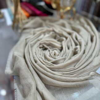 Dubai İpeği Şal - AÇIK BEJ - Organic ScarfsOrganic Scarfs