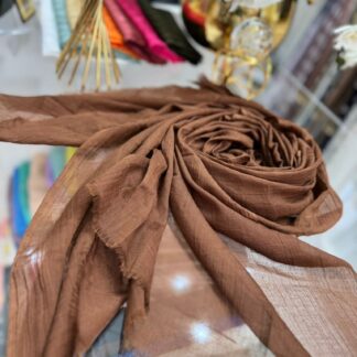 Dubai İpeği Şal -BAKIR - Organic ScarfsOrganic Scarfs