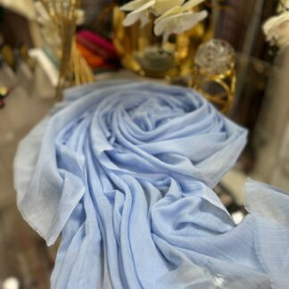 Dubai İpeği Şal - BEBE MAVİSİ - Organic ScarfsOrganic Scarfs