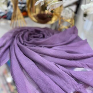 Dubai İpeği Şal - Eflatun - Organic ScarfsOrganic Scarfs