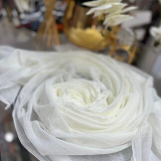 Dubai İpeği Şal - Ekru - Organic ScarfsOrganic Scarfs