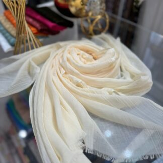Dubai İpeği Şal - EKRU - Organic ScarfsOrganic Scarfs
