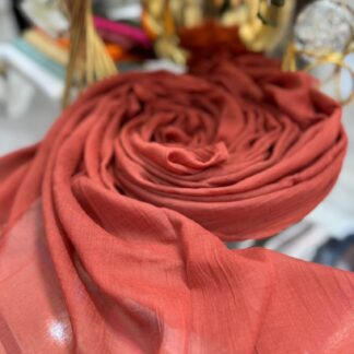 Dubai İpeği Şal - TURUNCU - Organic ScarfsOrganic Scarfs