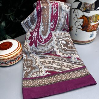 Yeni Etnik Pamuk Soft Şal 65301 - 65301 Mürdüm