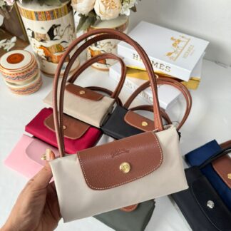 Longchamp Orta Boy Çanta - Bej (3 Numara)