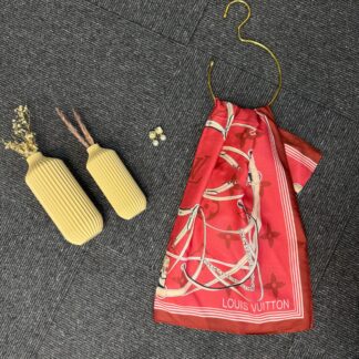 Lv Kemer Desen Pamuk Soft Şal 31230 - Kırmızı