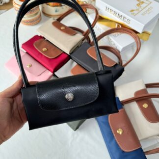 Longchamp Orta Boy Çanta - Siyah - Siyah (3 Numara)