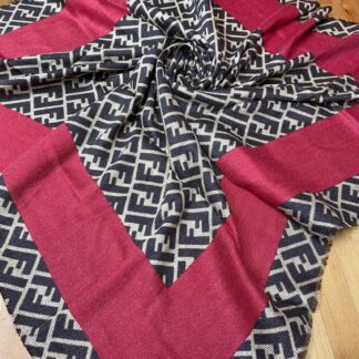 F Desen % 100 Kaşmir Eşarp - Fuşya - Organic ScarfsOrganic Scarfs