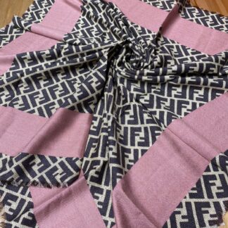 F Desen % 100 Kaşmir Eşarp - Pamuk Şekeri - Organic ScarfsOrganic Scarfs
