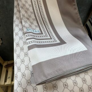 Vakko Desen Twill İpek Şal - Bademi