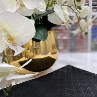 G Desen Kırışmayan Jakar İpeksi Şal - Siyah - Organic ScarfsOrganic Scarfs