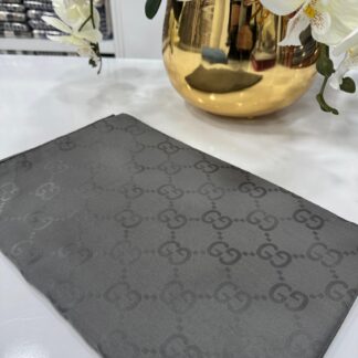 G Desen Pamuk İpeksi Jakar Şal - Antrasit - Organic ScarfsOrganic Scarfs