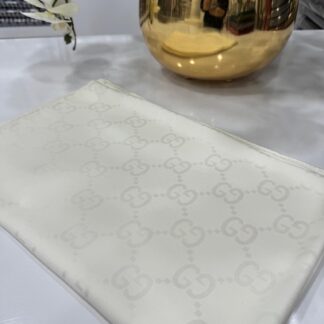 G Desen Pamuk İpeksi Jakar Şal - Ekru - Organic ScarfsOrganic Scarfs