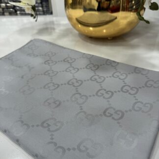G Desen Pamuk İpeksi Jakar Şal - Gri - Organic ScarfsOrganic Scarfs