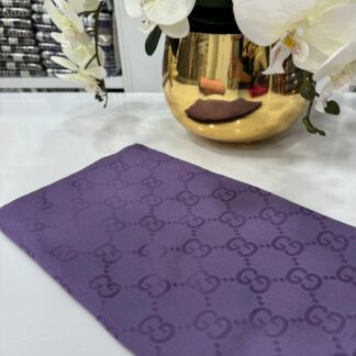 G Desen Pamuk İpeksi Jakar Şal - Mürdüm - Organic ScarfsOrganic Scarfs