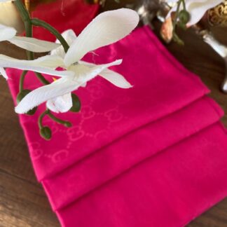 G Desen Pamuk Jakar Eşarp 10442 - Fuşya - Organic ScarfsOrganic Scarfs