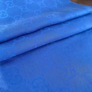 G Desen Pamuk Jakar Eşarp 10442 - İndigo - Organic ScarfsOrganic Scarfs