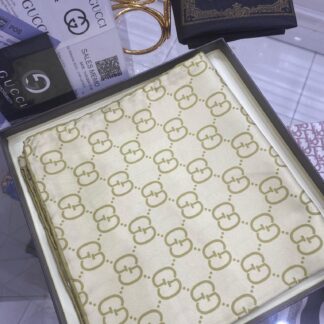 G Desen Twill İpek Eşarp - Bej - Organic ScarfsOrganic Scarfs
