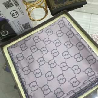 G Desen Twill İpek Eşarp - Füme - Organic ScarfsOrganic Scarfs