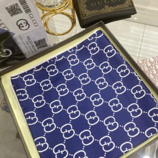 G Desen Twill İpek Eşarp - Lacivert - Organic ScarfsOrganic Scarfs