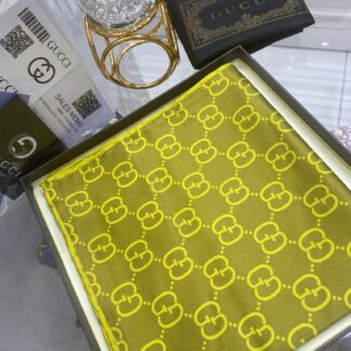 G Desen Twill İpek Eşarp - Yağ Yeşili - Organic ScarfsOrganic Scarfs