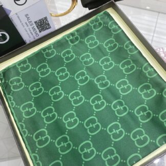 G Desen Twill İpek Eşarp - Yeşil - Organic ScarfsOrganic Scarfs