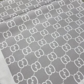 G Desen Twill İpek Şal - Füme - Organic ScarfsOrganic Scarfs