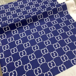 G Desen Twill İpek Şal - Lacivert - Organic ScarfsOrganic Scarfs