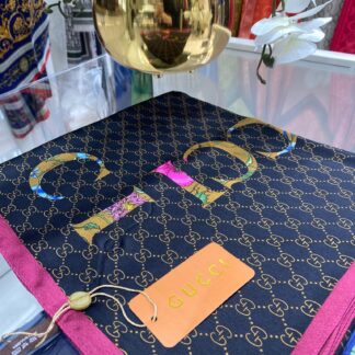 Gucci İthal Vual İpek Şal - Fuşya - Organic ScarfsOrganic Scarfs