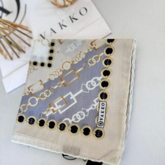 Vakko Zincir Desen Soft Eşarp 610146 - Gri