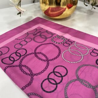 Halka Desen Pamuk Şal - Gül Kurusu - Organic ScarfsOrganic Scarfs