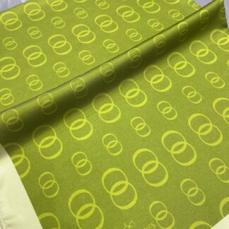 Halka Desen Twill İpek Şal - Yağ Yeşili - Organic ScarfsOrganic Scarfs