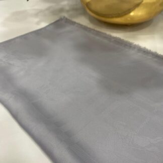 Hermes Desenli İpeksi Jakar Şal - Gri - Organic ScarfsOrganic Scarfs