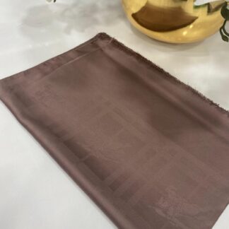 Hermes Desenli İpeksi Jakar Şal - Kahve - Organic ScarfsOrganic Scarfs