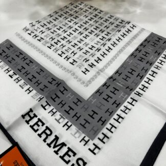 Hermes İpek Eşarp - Gri - Organic ScarfsOrganic Scarfs