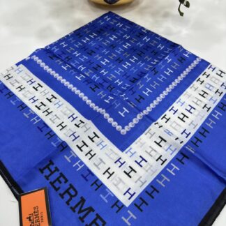 Hermes İpek Eşarp - İndigo - Organic ScarfsOrganic Scarfs