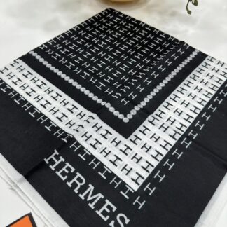 Hermes İpek Eşarp - Siyah - Organic ScarfsOrganic Scarfs