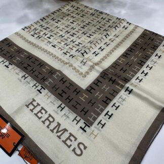 Hermes İpek Eşarp - Vizon - Organic ScarfsOrganic Scarfs