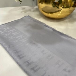 Hermes İpeksi Jakar Şal - Gri - Organic ScarfsOrganic Scarfs